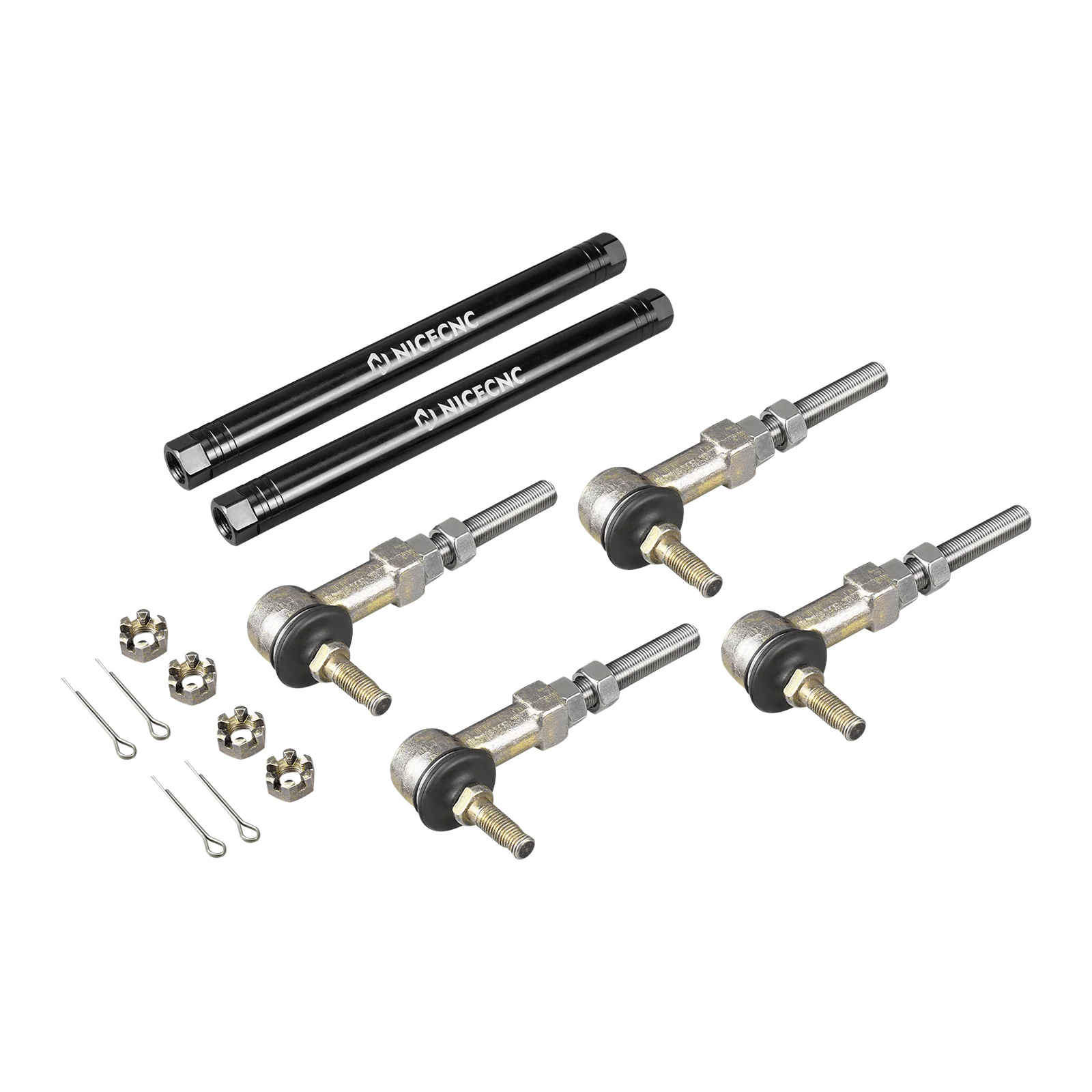 ATV Steering Tierods w/Tie Rod Ball Joints Ends Kit For Honda TRX 450 R / ER - Image 12
