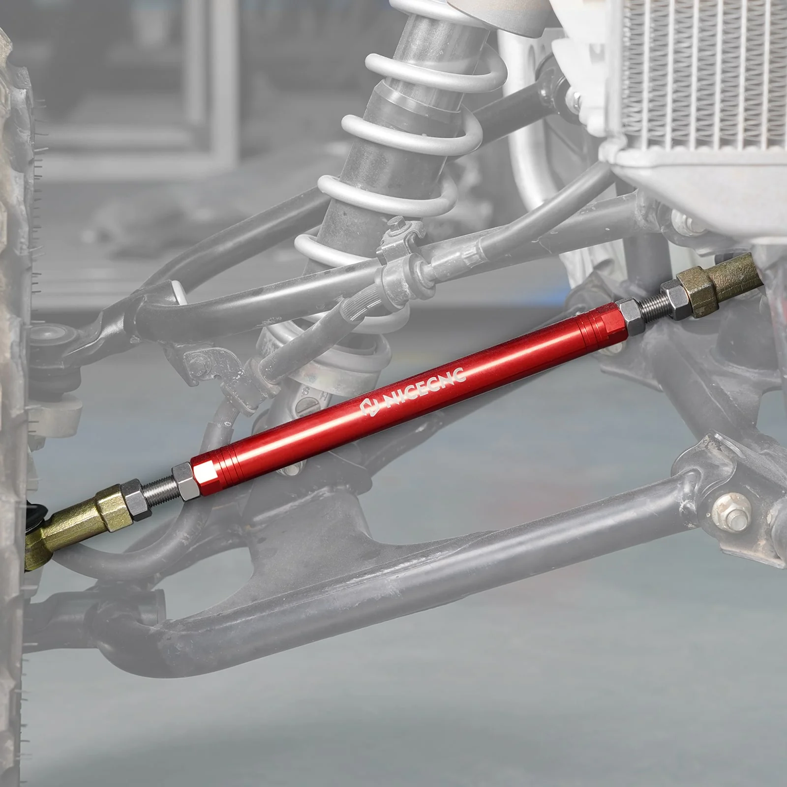 ATV Steering Tierods w/Tie Rod Ball Joints Ends Kit For Honda TRX 450 R / ER - Image 2