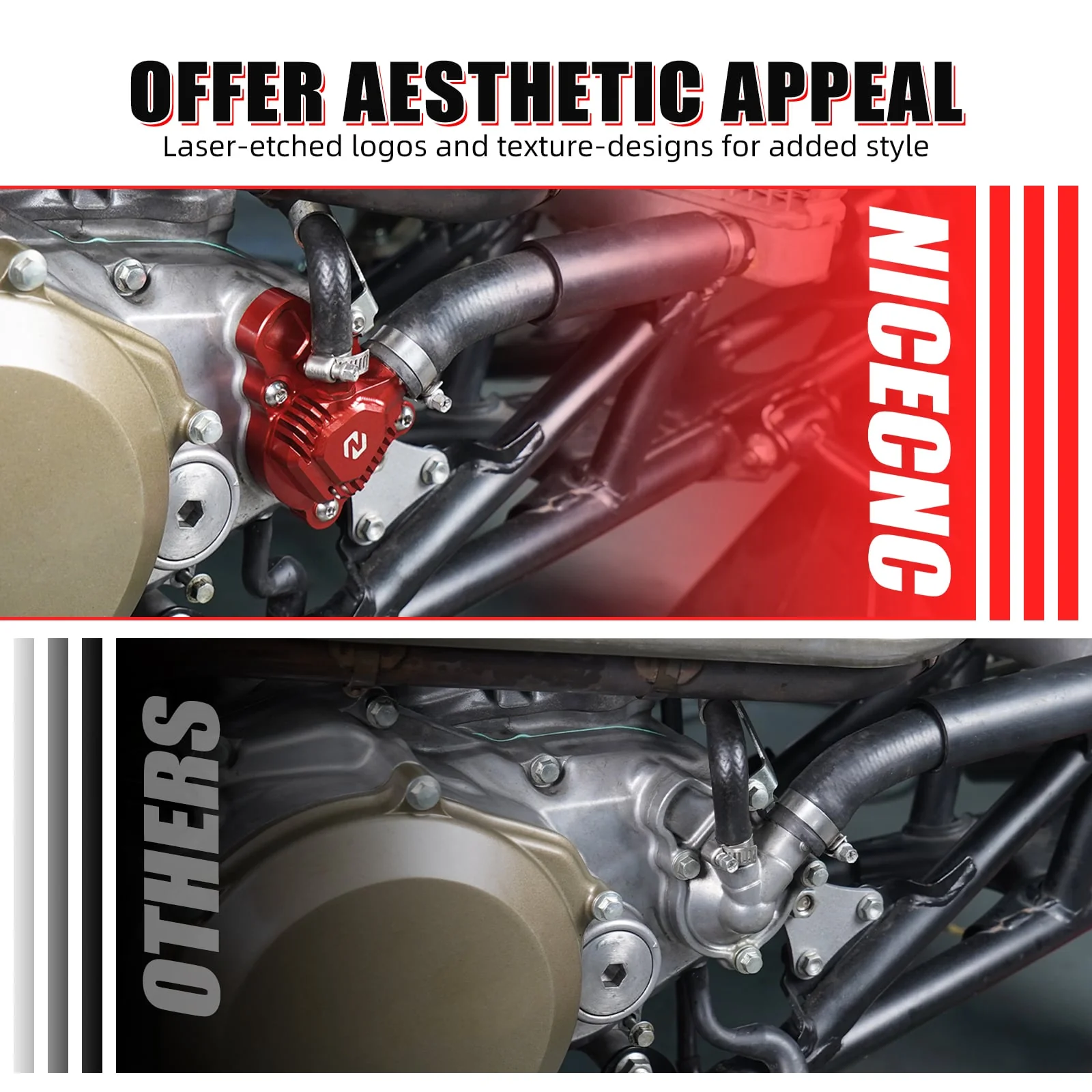 ATV Water Pump Housing Cover Guard For Honda TRX 450 R / ER 06-14 - Image 11