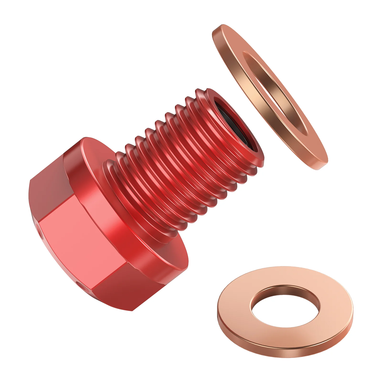 ATV Magnetic Oil Drain Bolt Plug w/ Gaskets For Honda TRX 450 R / ER TRX300X 250X 90X - Image 7