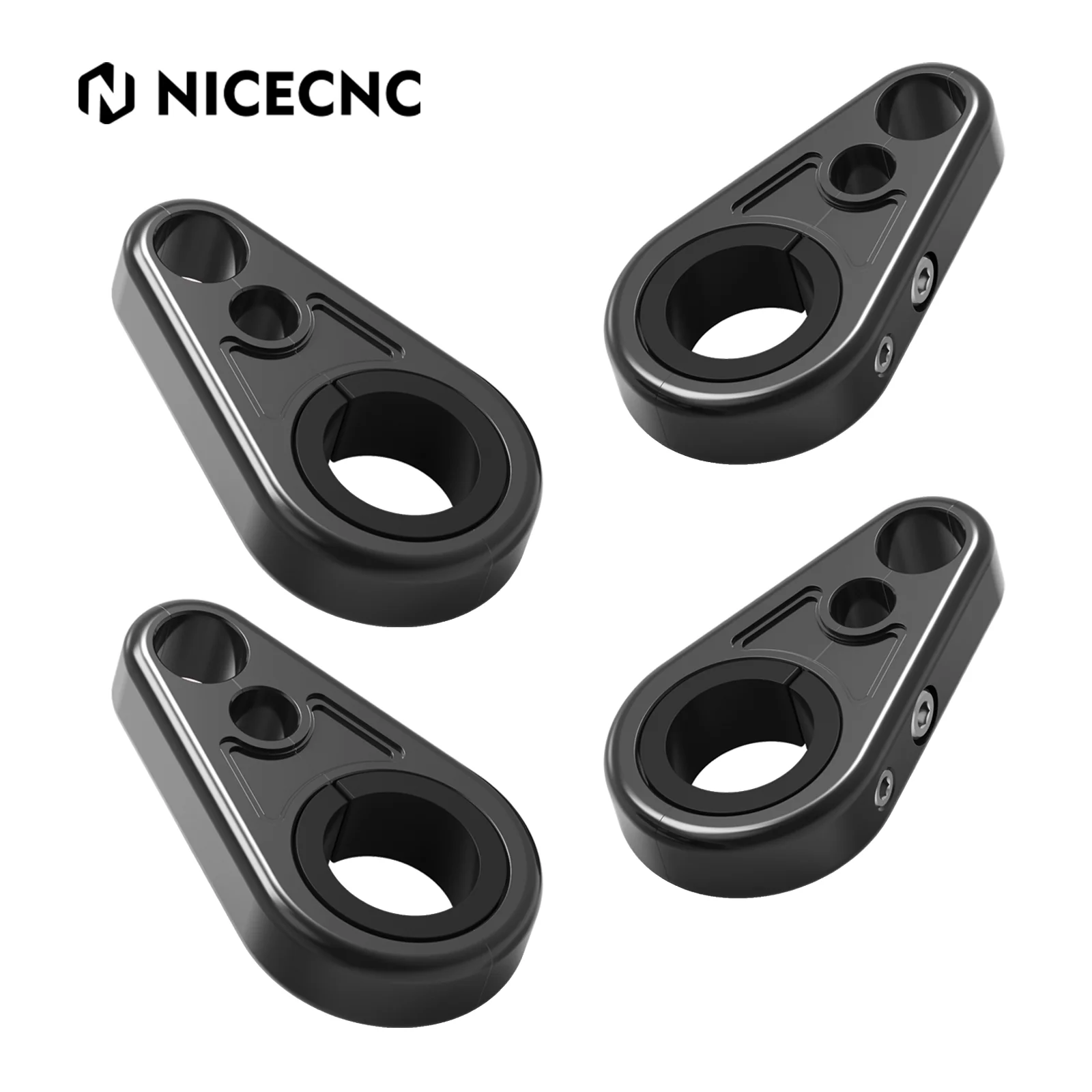 4PCS ATV A-Arm Brake Line Cable Clamps For Honda TRX 450R 250X 90X 400X - Image 10