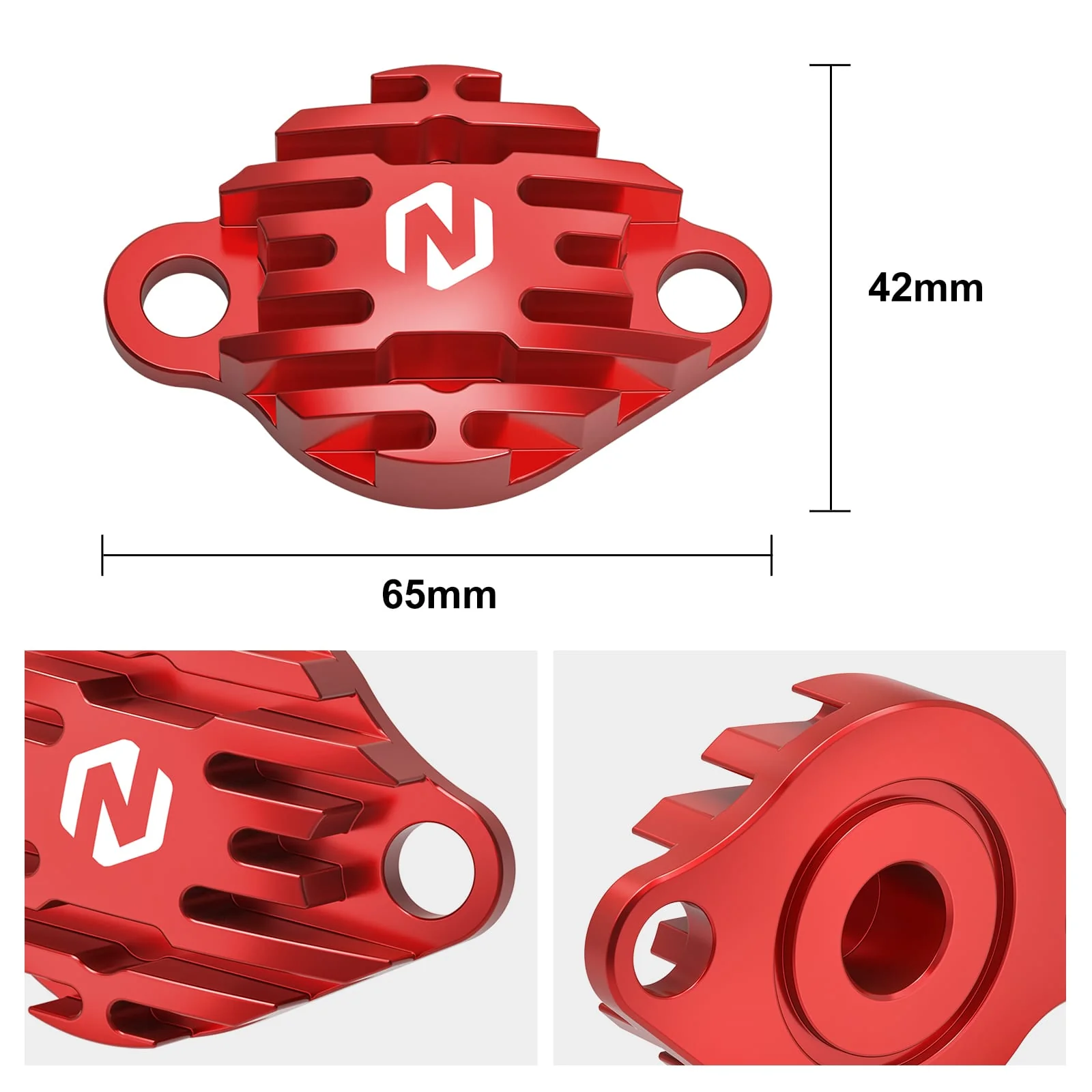 Parking Brake Caliper Block Off Plate For Honda TRX 450 R / ER 300EX 400EX - Image 5