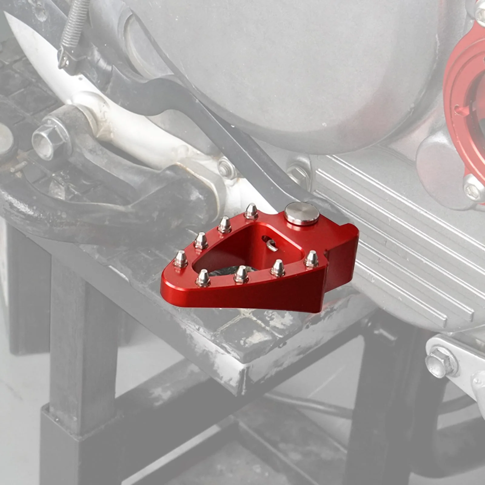 Red Brake Lever Pedal Enlarge Plate Tip For Honda XR650L 1993-2024 - Image 10