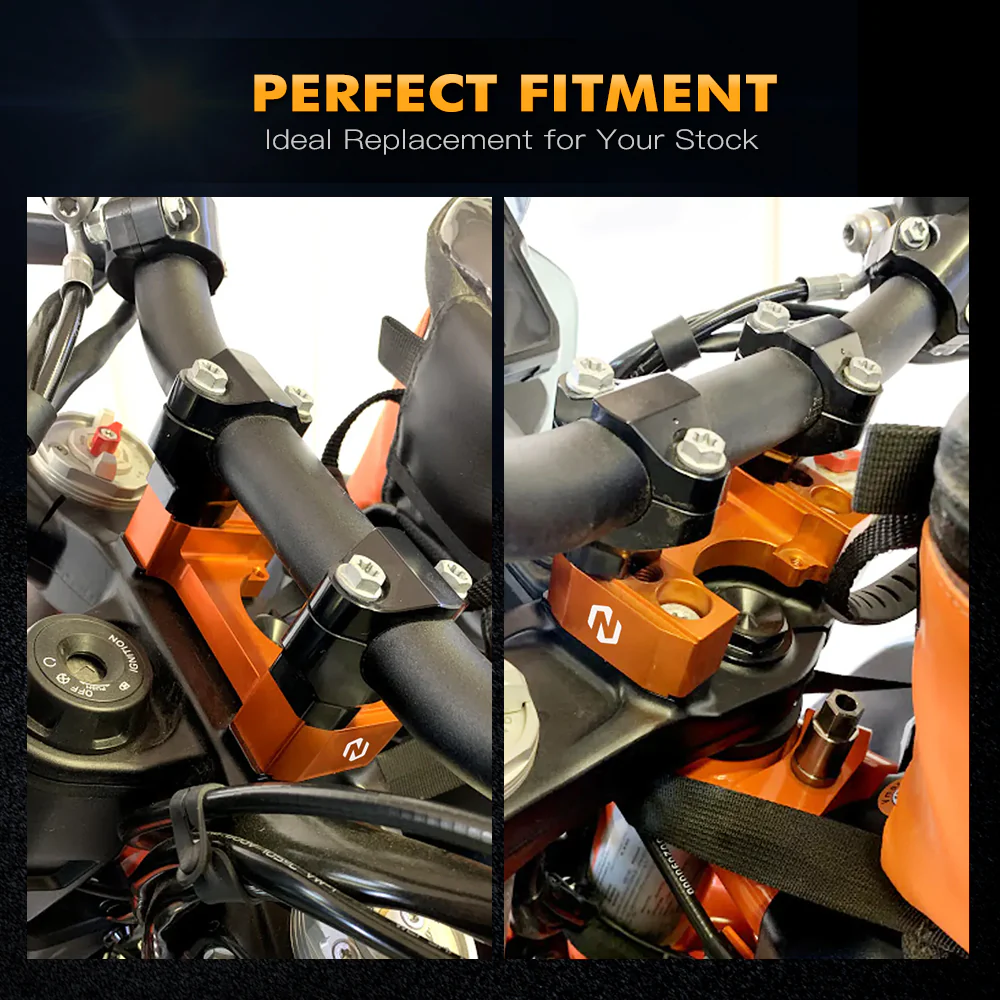 Steering Damper Bracket 1" Handlebar Risers Kit For Husqvarna Norden 901 - Image 16