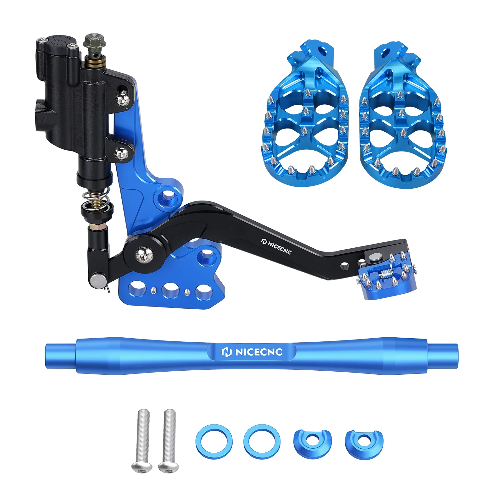 Hydraulic Rear Foot Brake + Enlarged Foot Pegs + Support Brace For Surron Light Bee X S - Image 15
