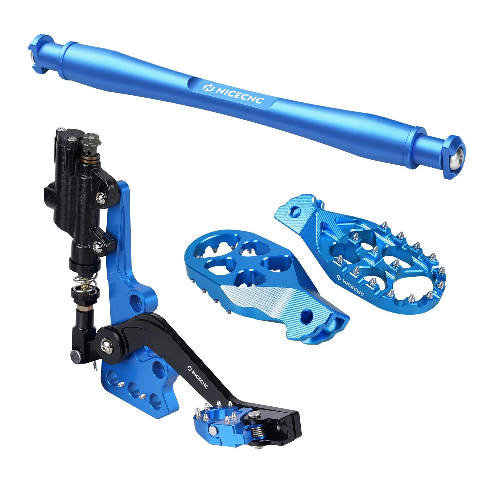 Hydraulic Rear Foot Brake + Enlarged Foot Pegs + Support Brace For Surron Light Bee X S - Image 16
