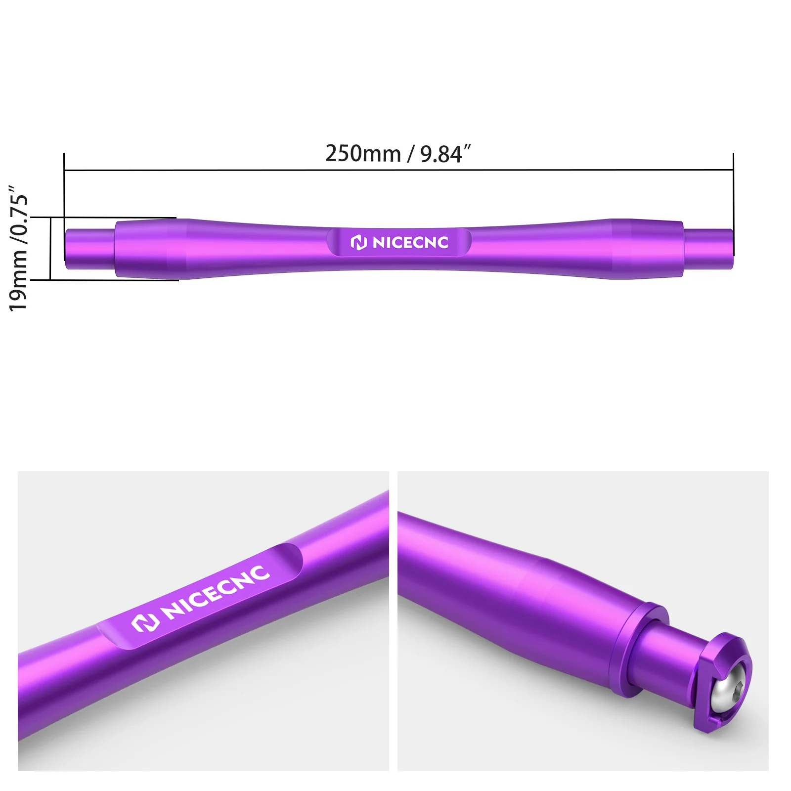 Hydraulic Rear Foot Brake + Enlarged Foot Pegs + Support Brace For Surron Light Bee X S - Image 13