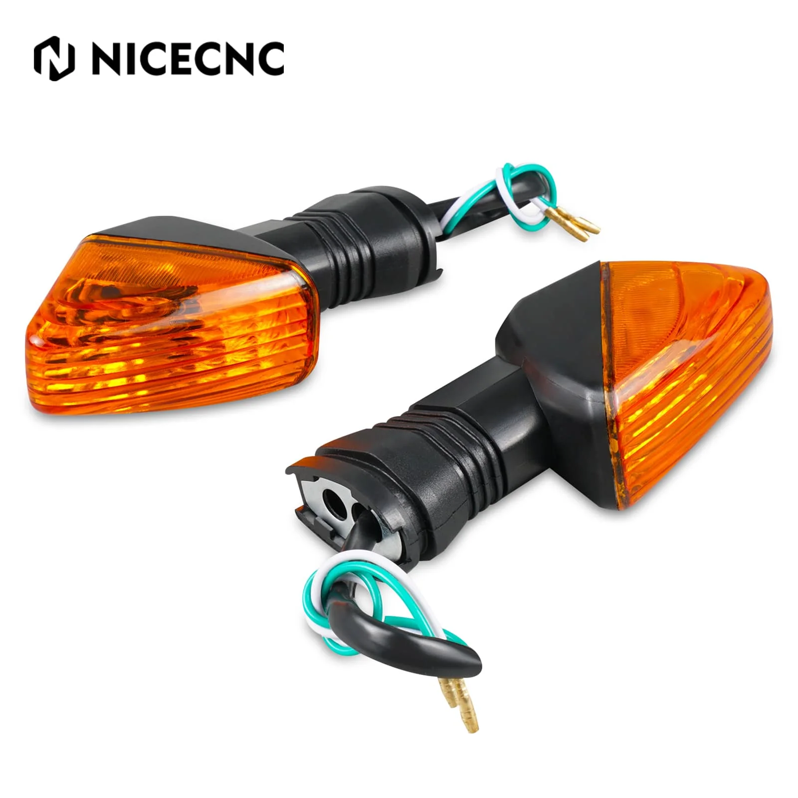 Front Rear LED Turn Signal Indicator Light Lamp For Kawasaki KLR650 NINJA ZX-6R - Image 8