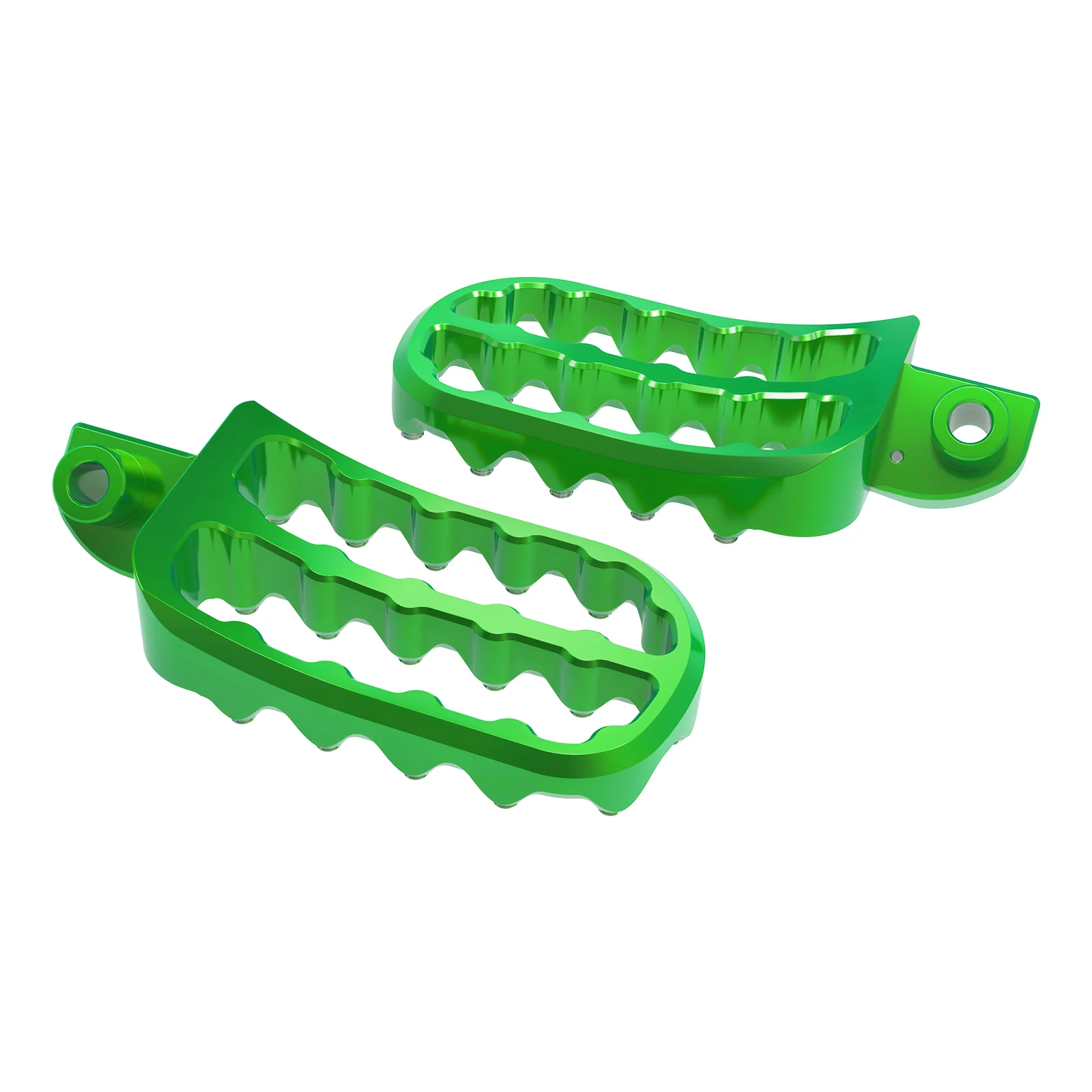 Enlargerd Wide Footpegs Pedals + Lowered Brackets For Kawasaki KLR650 1987-2018 - Image 25