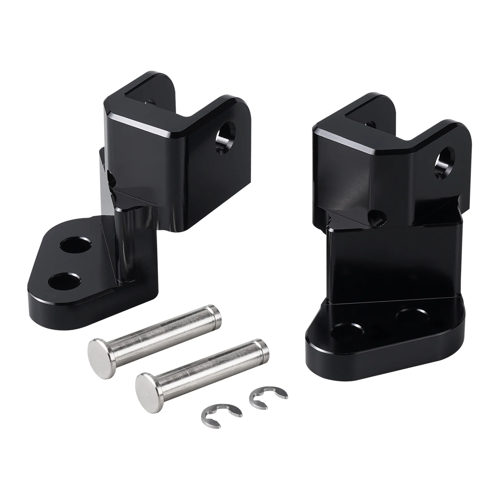 Enlargerd Wide Footpegs Pedals + Lowered Brackets For Kawasaki KLR650 1987-2018 - Image 9