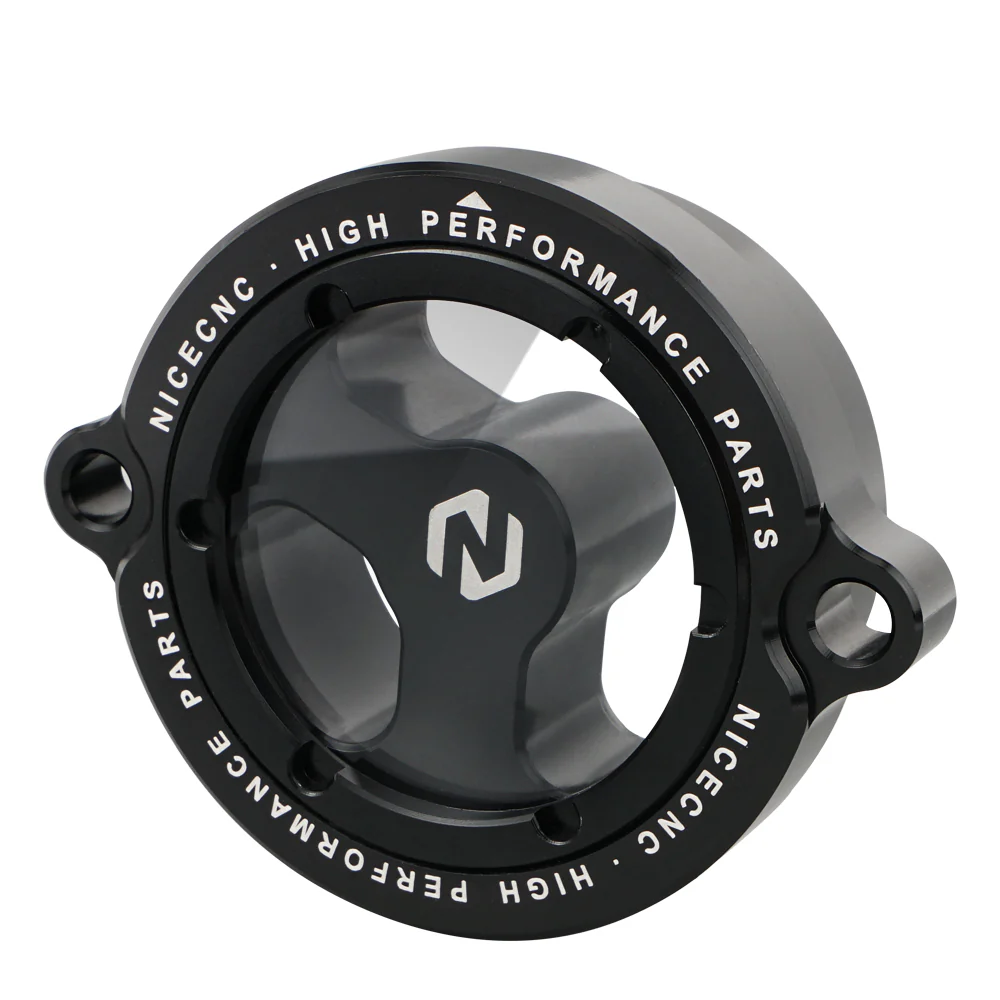 Full Clear Oil Filter Cap Cover For Kawasaki KLR650 1987-2024 - Image 12