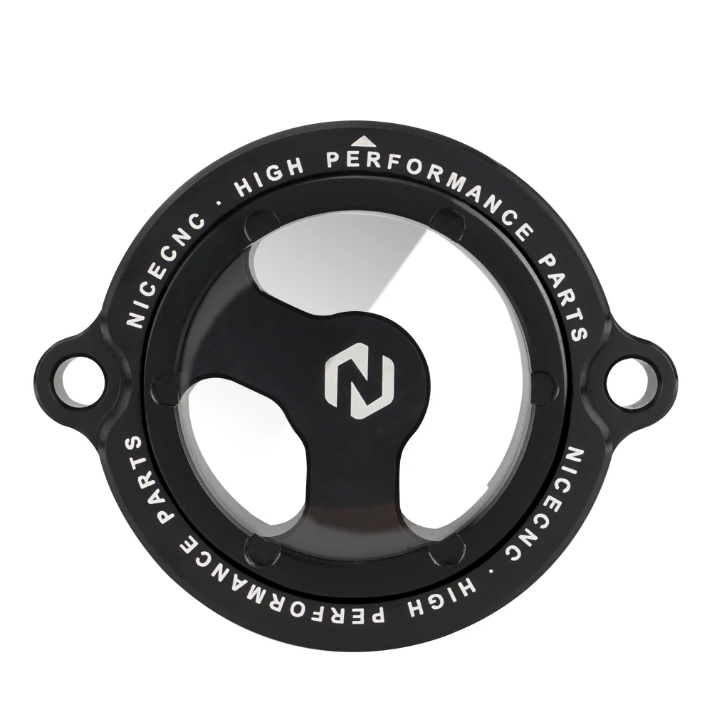 Full Clear Oil Filter Cap Cover For Kawasaki KLR650 1987-2024 - Image 14