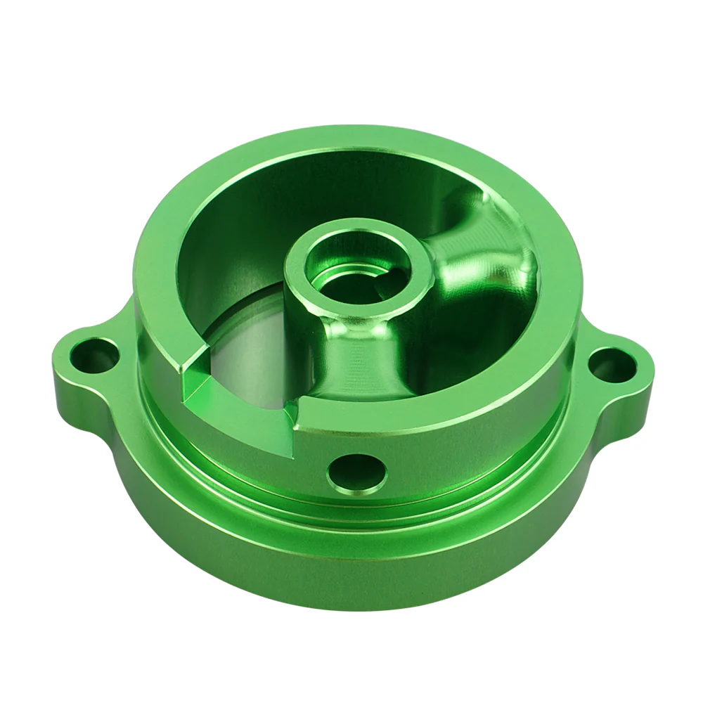 Full Clear Oil Filter Cap Cover For Kawasaki KLR650 1987-2024 - Image 9
