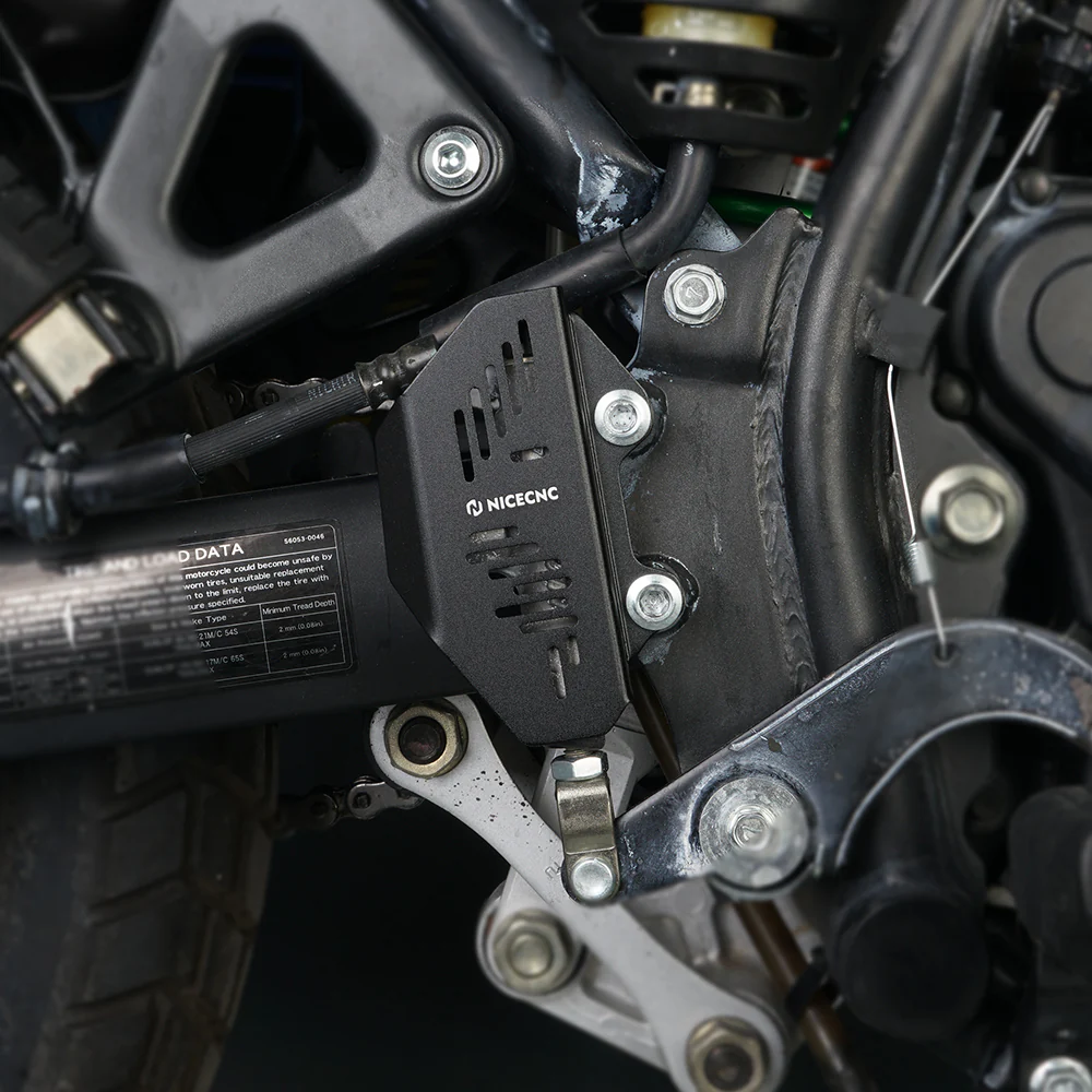 Rear Brake Fluid Reservoir Master Cylinder Cover Guard For Kawasaki KLR650 08-18 - Image 5