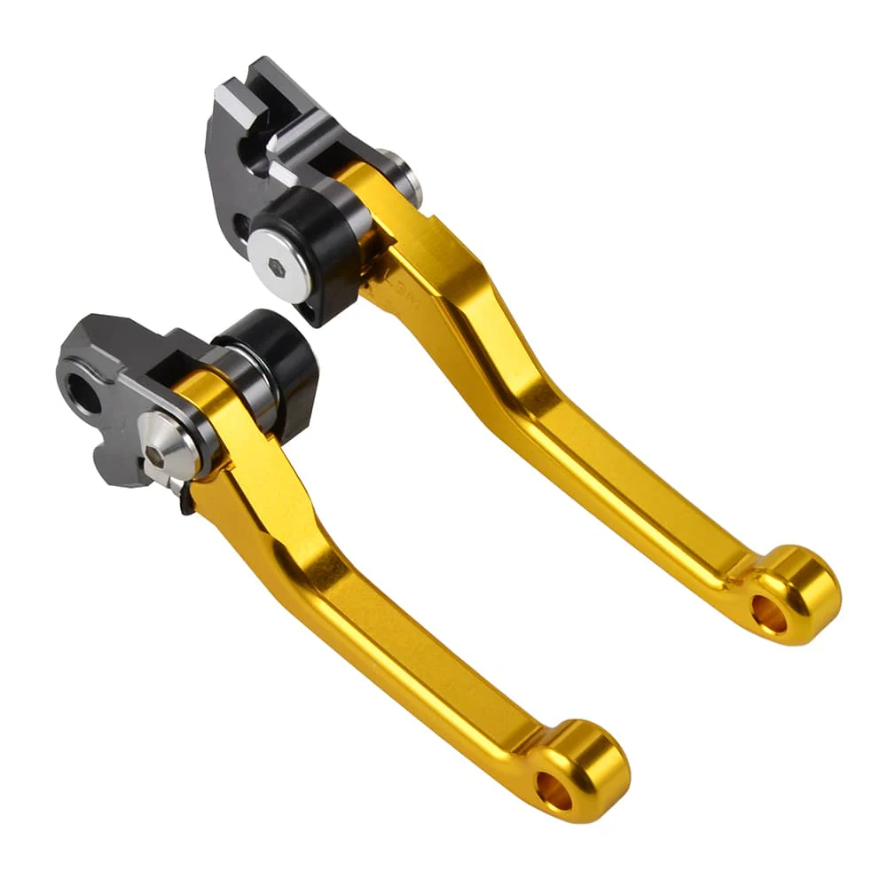 Pivot Brake Clutch Levers For Kawasaki KX65 KX85 KX100 KX125 KX250 Suzuki RM65 - Image 2