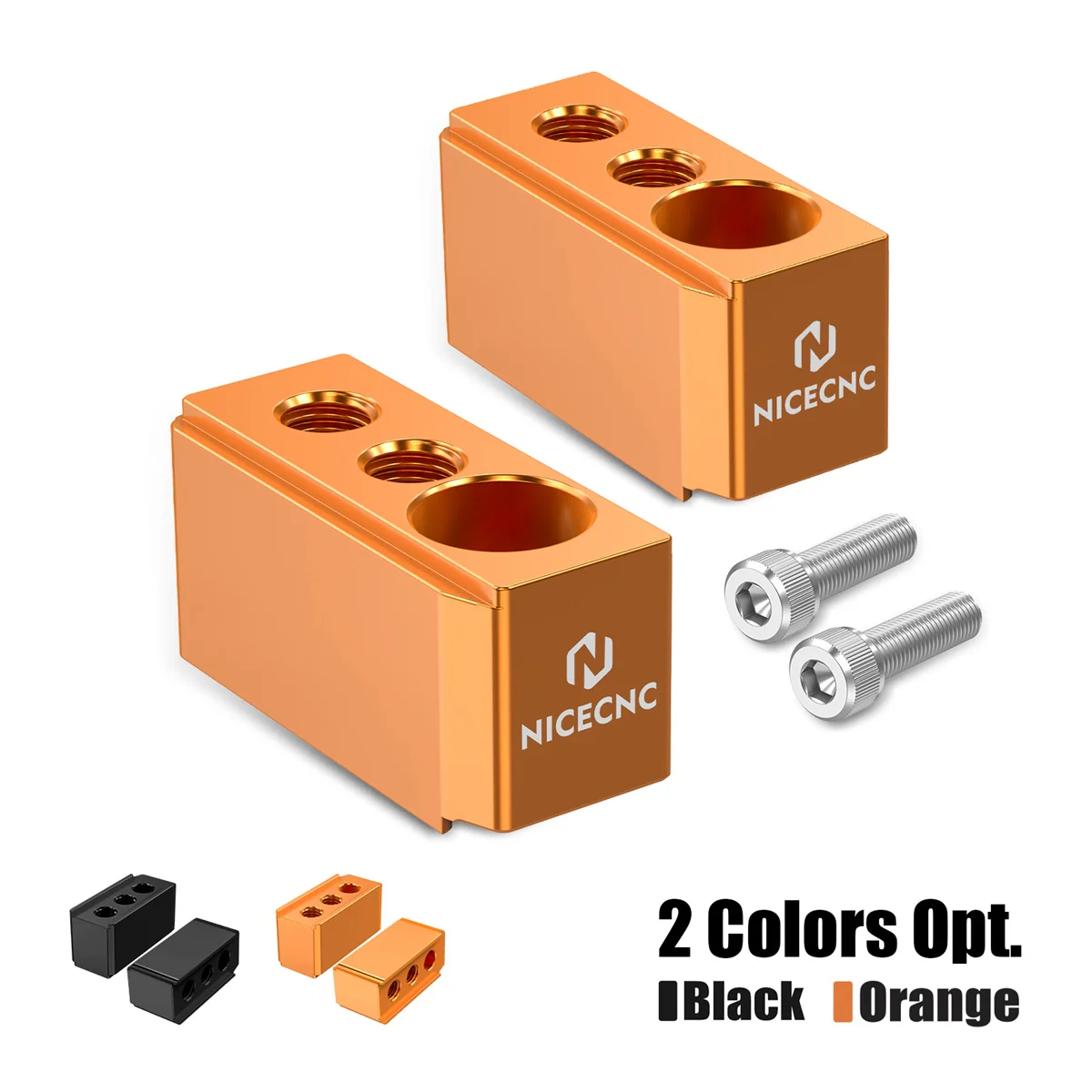 Pair 1" Handlebar Risers For KTM 250 390 Adventure 2020-2025