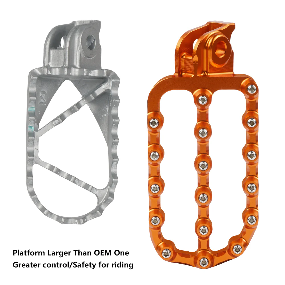 Forged Enlarged Wide Foot Pegs Pedals For KTM 390 Adventure 2020-2024 - Image 5