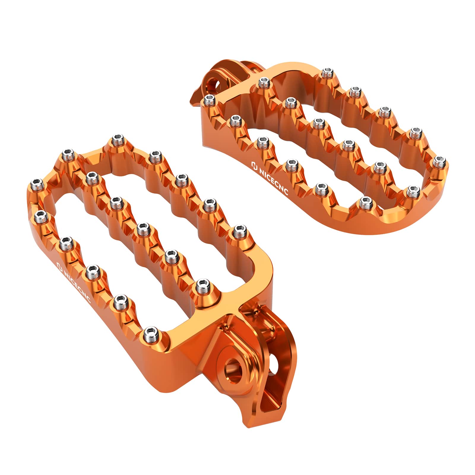 Forged 0° Horizontal Flat Wide Enlarged Foot Pegs For KTM 390 Adventure 2020-2024 - Image 5