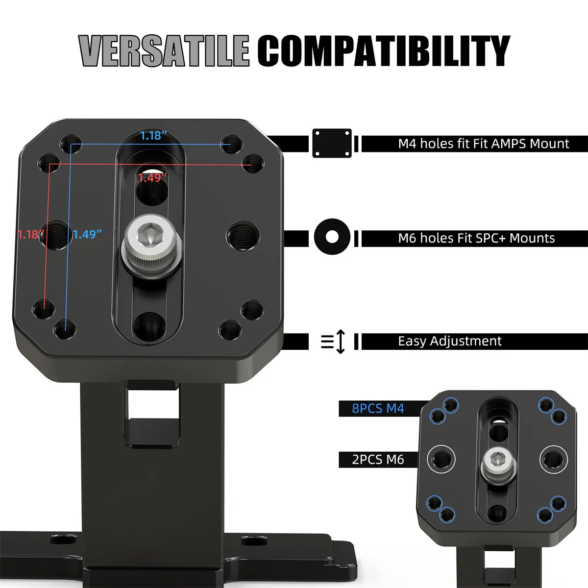 GPS Navigation Phone AMPS Mount Holder For KTM 890 Adventure R 2023-2024 - Image 9