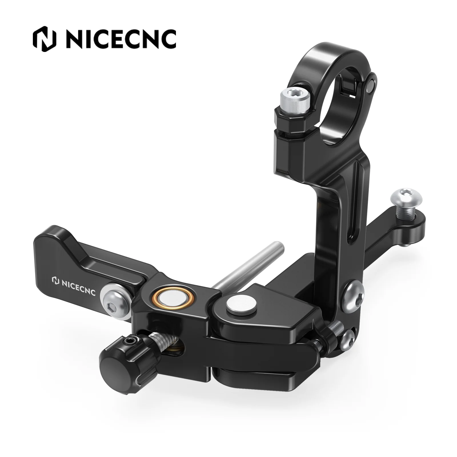 Universal Left Thumb Brake Assembly For 125cc to 1400cc Road Track Super Adventure Bikes