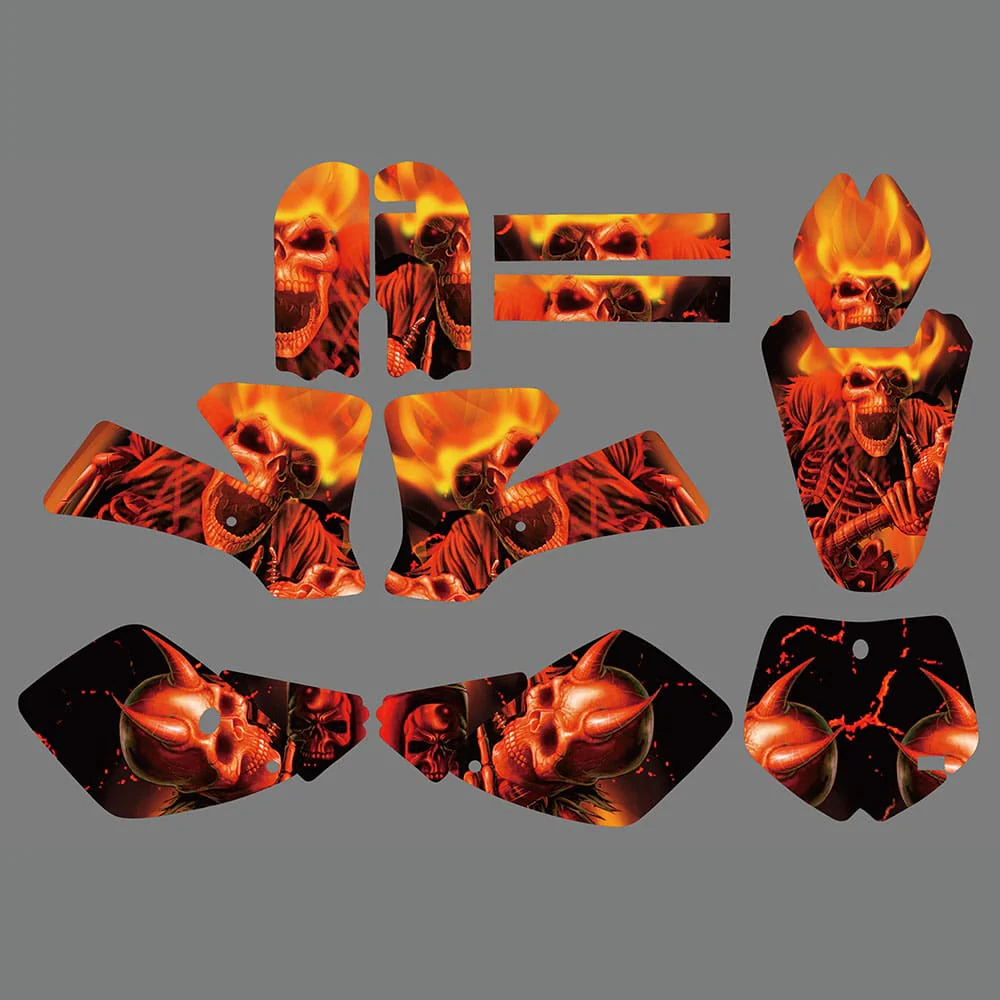 Fairing Personality Decal Stickers Kit For KTM SX65 2002-2008 - Image 2