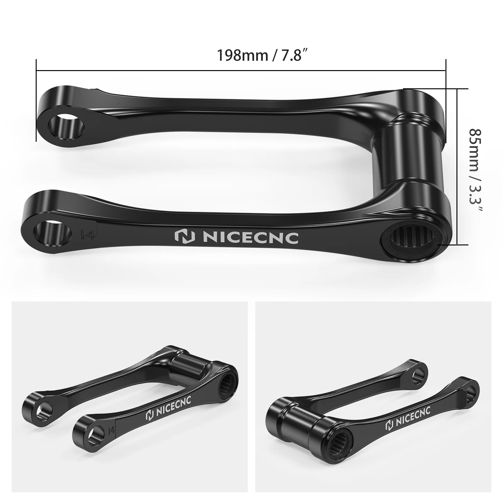 Lowering Link 1.5″ For KTM 125-500 Husqvarna 125-501 GasGas 2023-2024 - Image 3