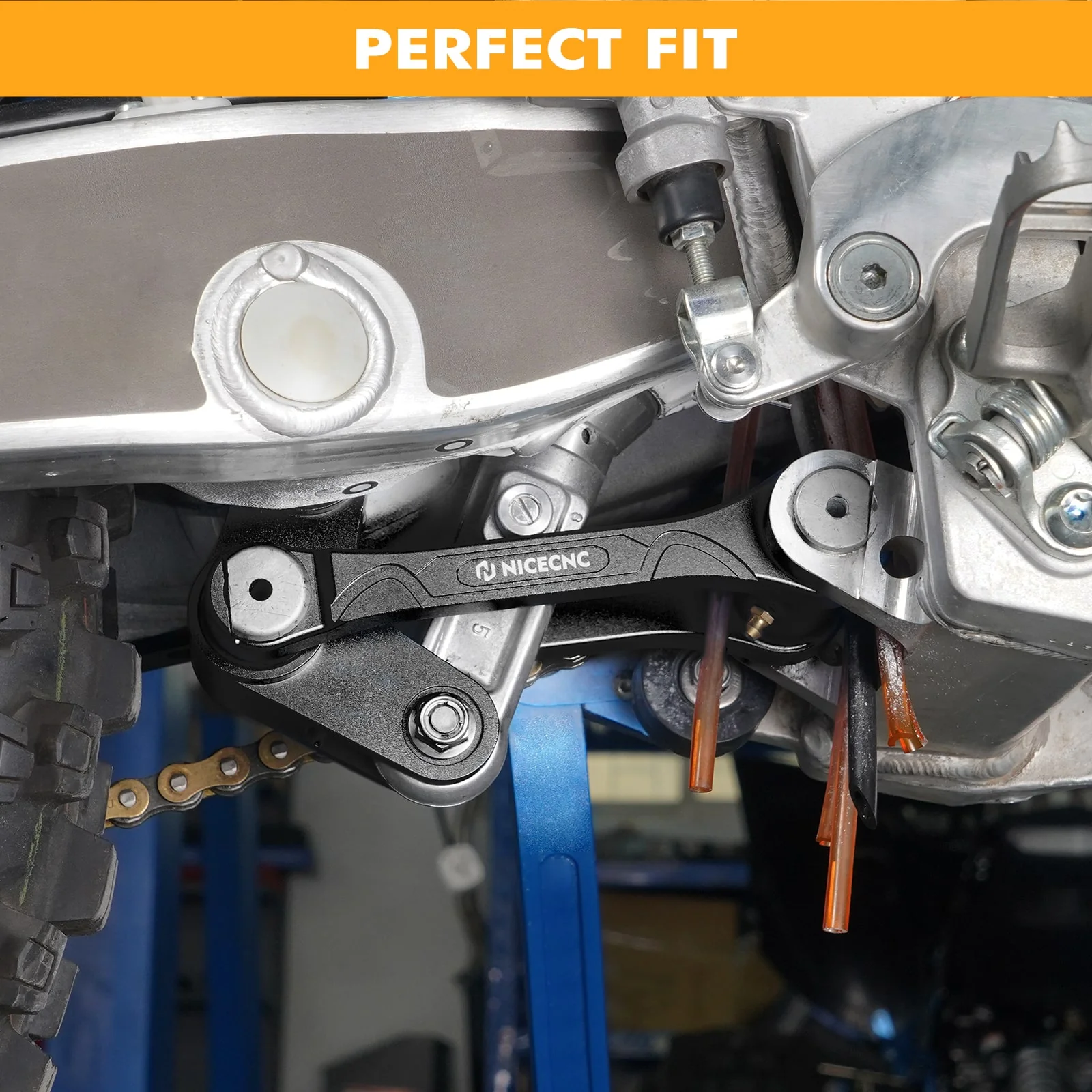 Lowering Link For Yamaha YZ125 YZ250 2006-2024 YZ250X 2016-2023 WR450F WR250F 2006 - Image 3