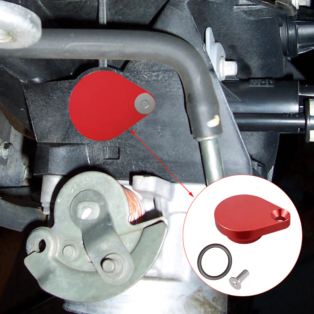 EGR Delete Kit Intake Exhaust Block Off Plate For LS LSX 4.8L 5.3L 6.0L Duramax Silverado 2500 3500 - Image 3