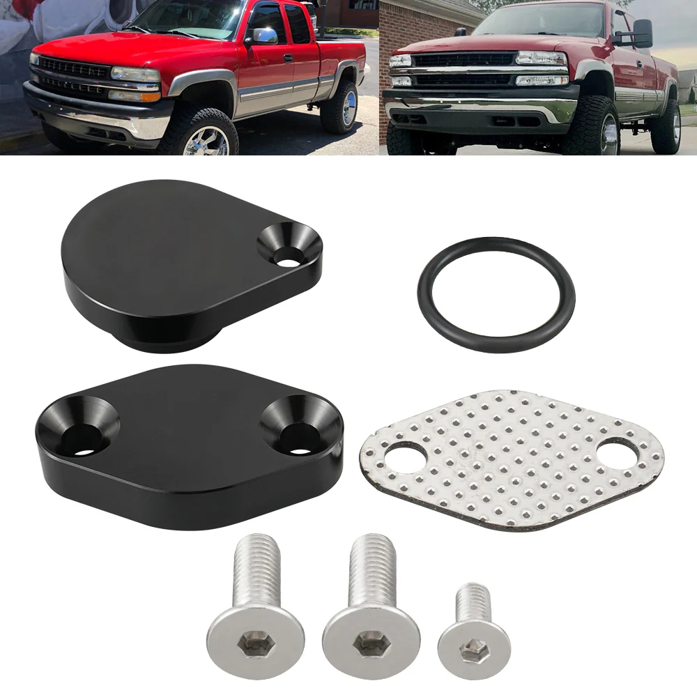 EGR Delete Kit Intake Exhaust Block Off Plate For LS LSX 4.8L 5.3L 6.0L Duramax Silverado 2500 3500 - Image 6