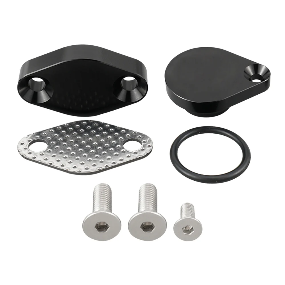 EGR Delete Kit Intake Exhaust Block Off Plate For LS LSX 4.8L 5.3L 6.0L Duramax Silverado 2500 3500 - Image 8