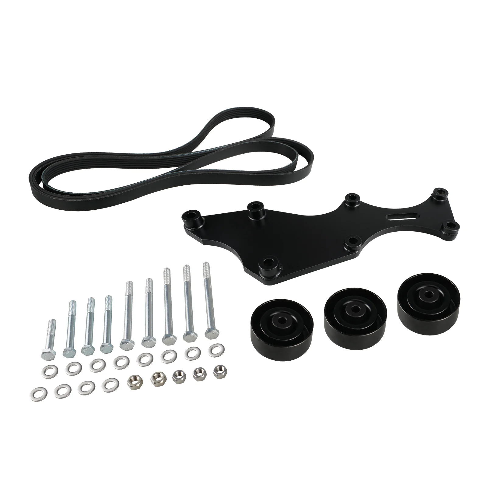 LS Triple Alternator Bracket Kit For Chevy For GM Vortec Engine 2000-2013 4.8 5.3 6.0 6.2 V8 - Image 4