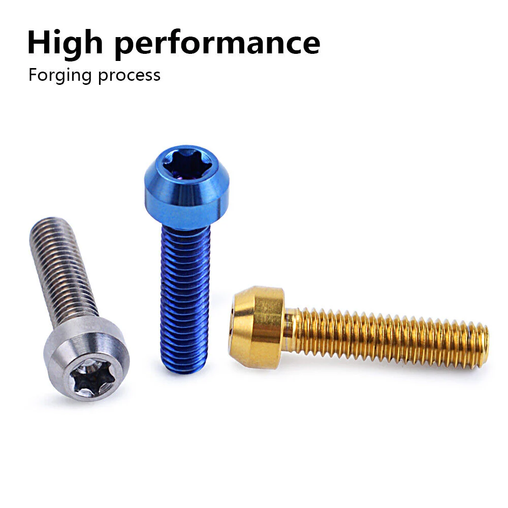 M6X25 Titanium Alloy Bolt Screw Set Universal For Motorcycles Handlebars Grips - Image 8