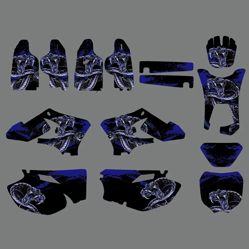 Custom Motocross Decals for Yamaha WR250F WR450F 2005-2006 - Image 4