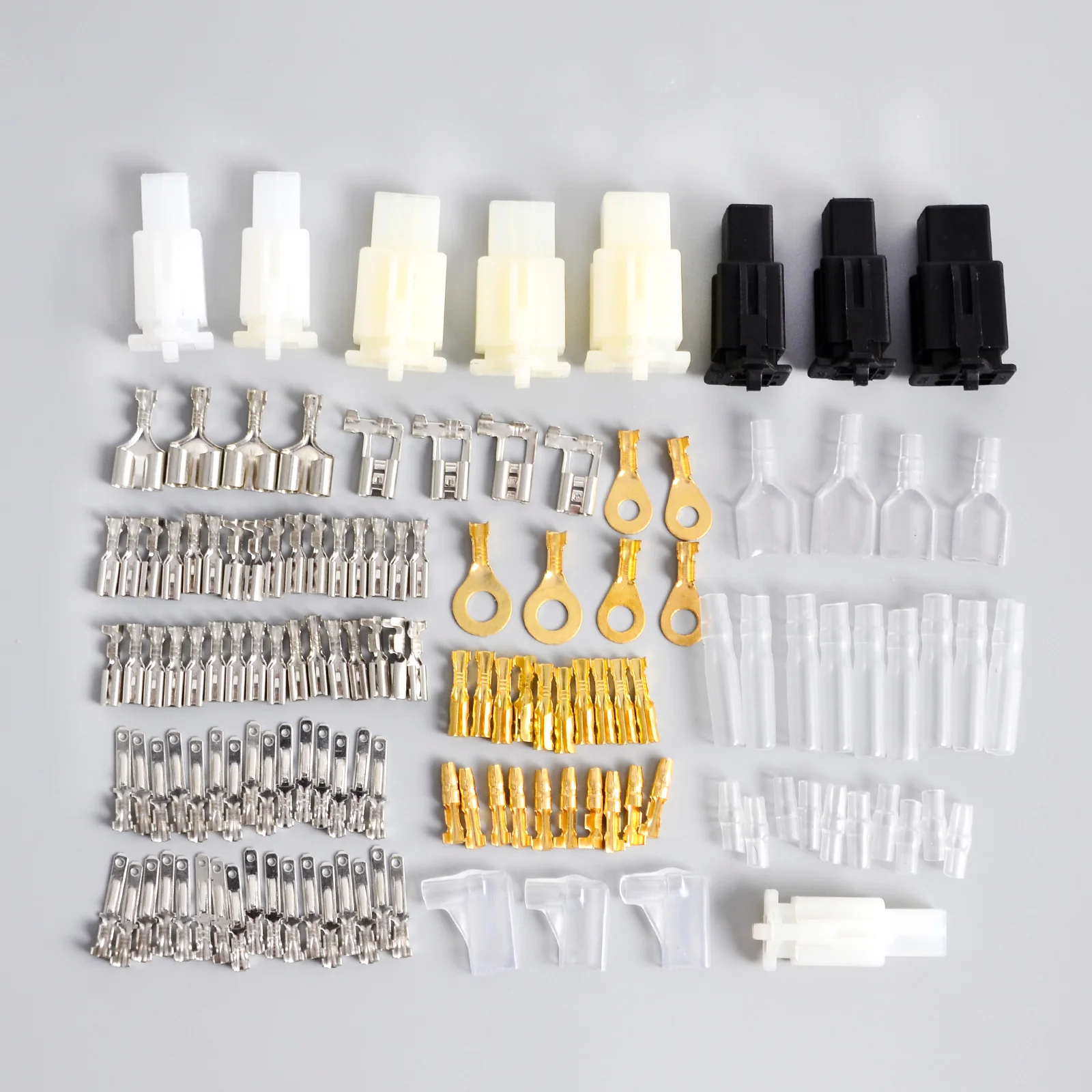 Motorcycle Car Electrical Wiring Bullet Connectors Brass Terminal 2 3 4 6 Way