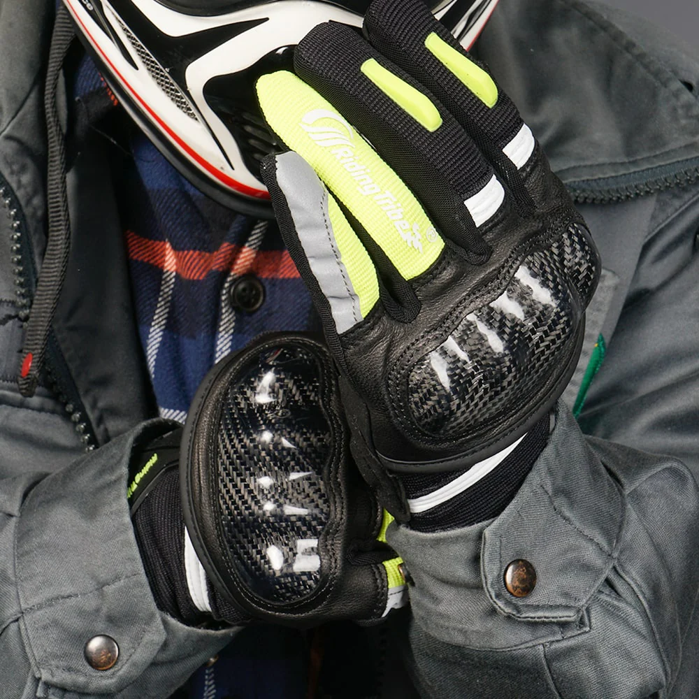 Motorcycle Riding Gloves Touch Screen Anti-slip Abrasion Resistant Micro Fibre For Spring Summer Autumn - Image 11