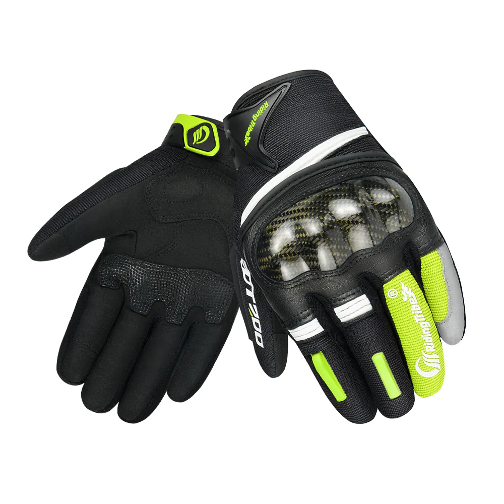 Motorcycle Riding Gloves Touch Screen Anti-slip Abrasion Resistant Micro Fibre For Spring Summer Autumn - Image 9