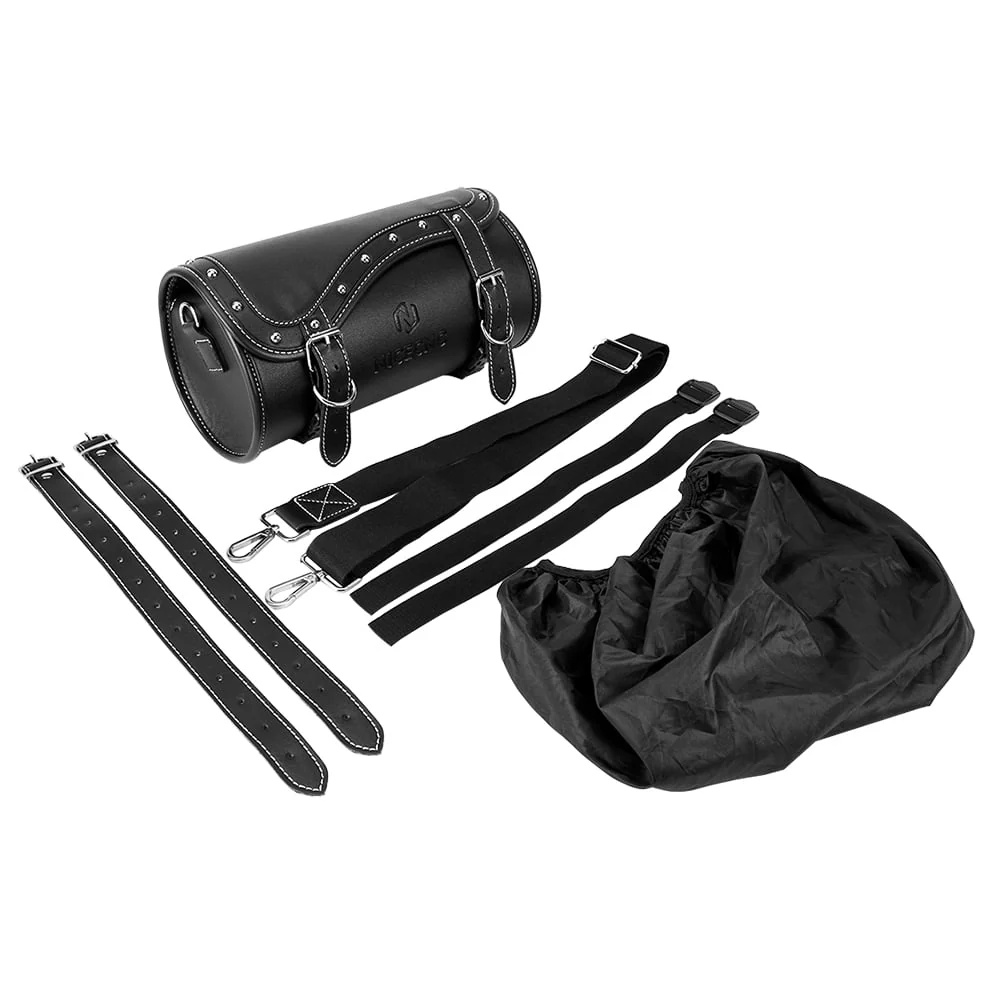Motorcycle Handlebar Sissy Bar Bag with Shoulder Strap for BMW/ Harley Davidson/ Kawasaki - Image 7
