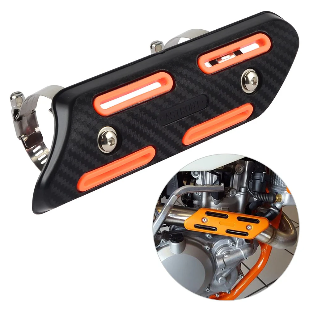 Motorcycle Muffler Exhaust Pipe Heat Shield Guard - Image 6