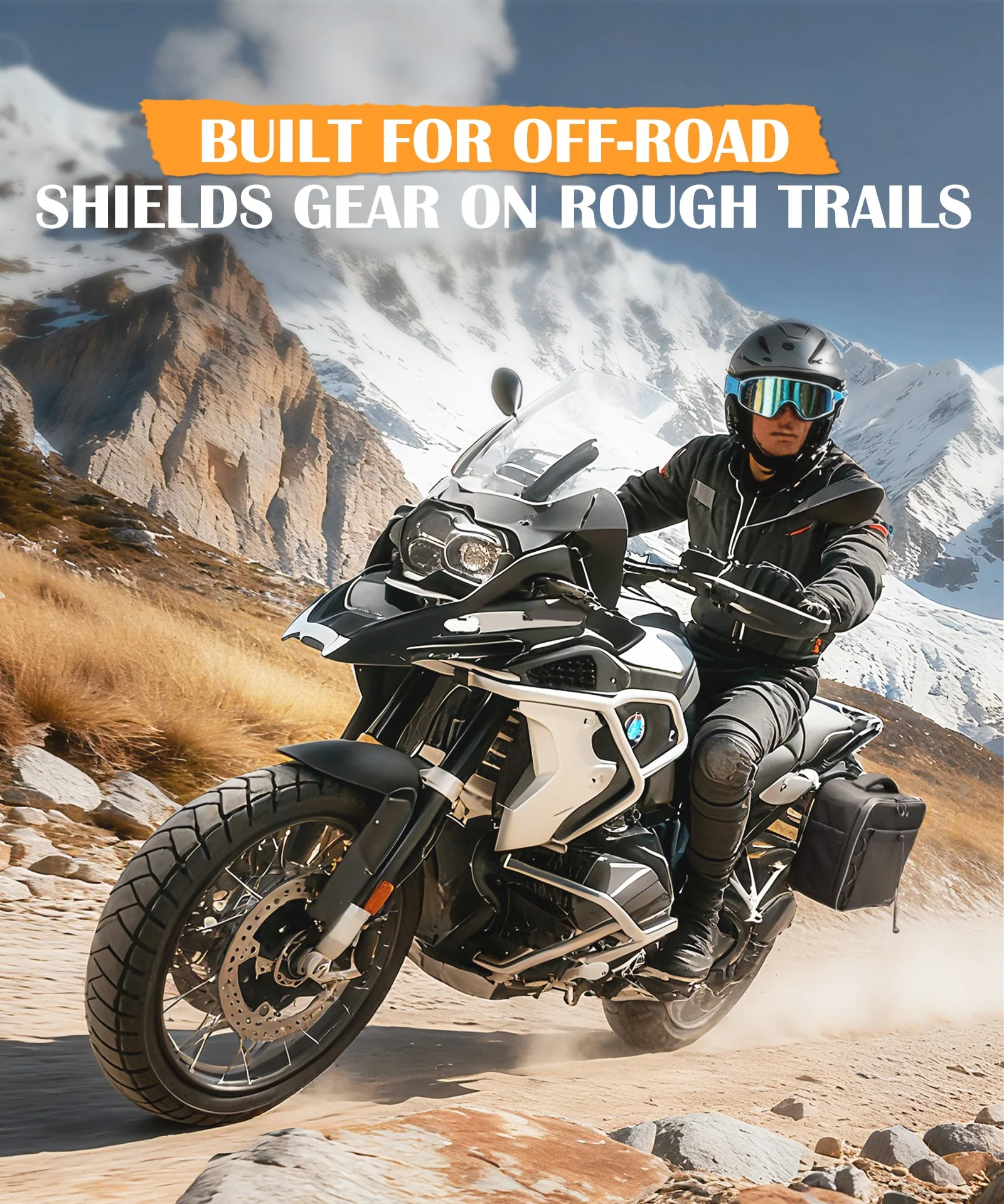Motorcycle Rear Seat 30L Panniers Side Luggage Throw Over Saddle Bags - Image 8