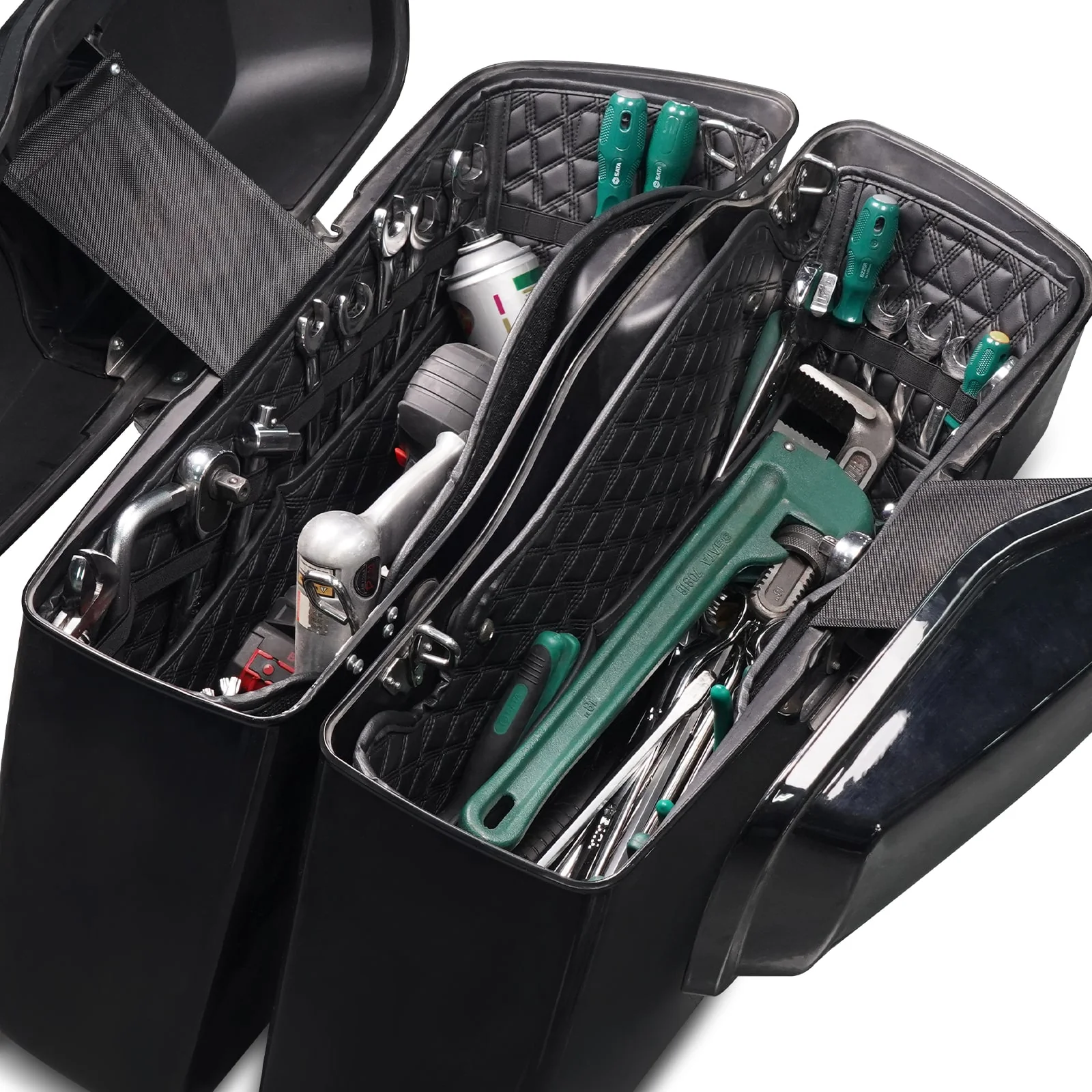 SaddleBags Organizer Liner Bottom Inserts Bags For Harley Touring Road King Street Glide - Image 4