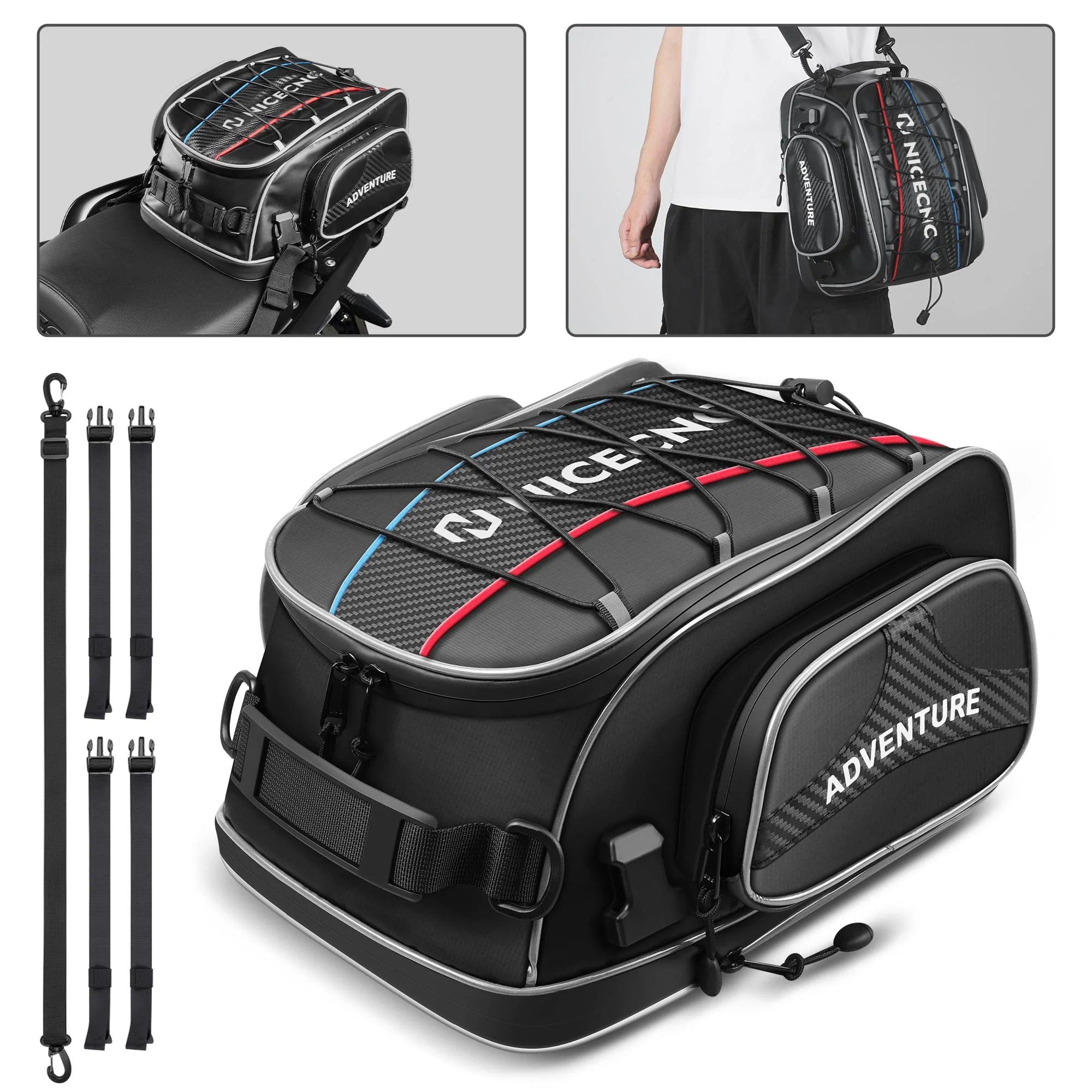Motorcycle PVC Tail Bag For BMW R1200GS R1250GS ADV/LC F750GS F850GS ADV - Image 5