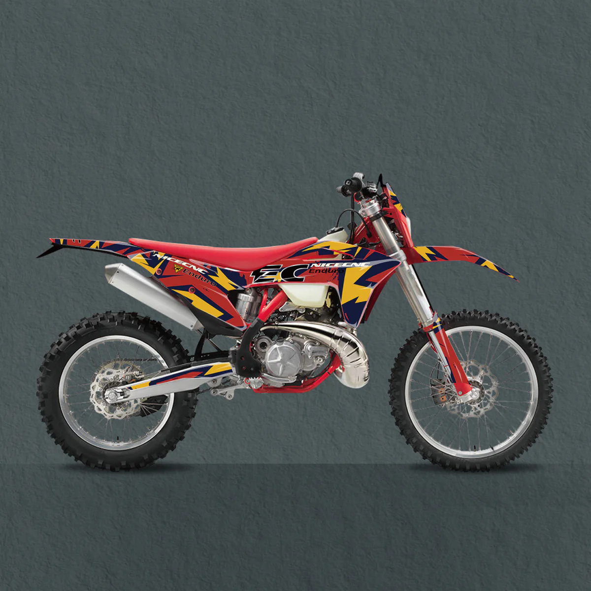 Motorcycle Team Full Graphics Background Sticker Decal Kits For GAS GAS EC Enduro 2021-2023 - Image 2
