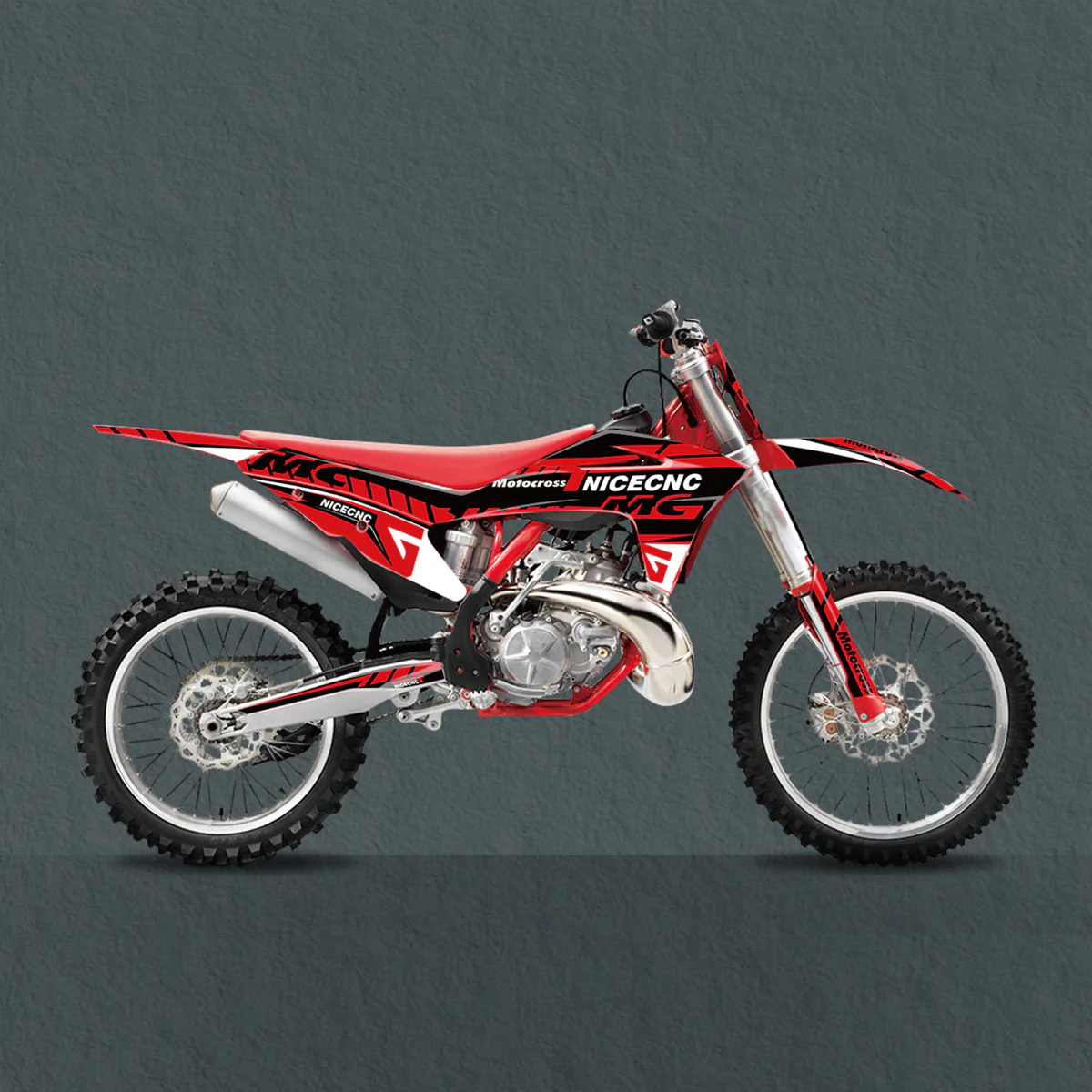 Motorcycle Team Full Graphics Background Sticker Decal Kits For GAS GAS MC Motocross All Models 2021-2023 - Image 4