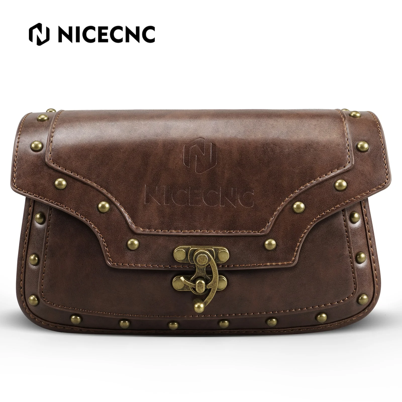 Motorcycle Windshield Bag Vintage Crocodile Texture PU Leather For Harley Davidson Road King 1995-2024 Softail - Image 6