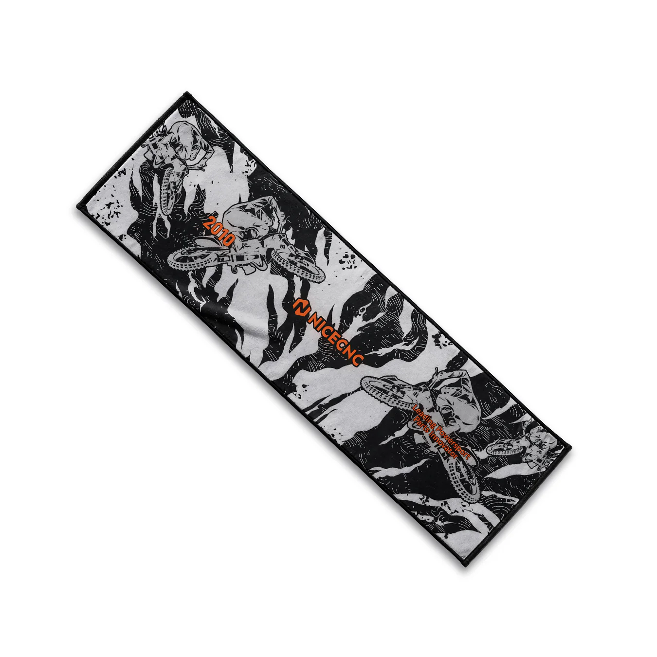 Nicecnc Sports Towel l Gray & Black Racing Series