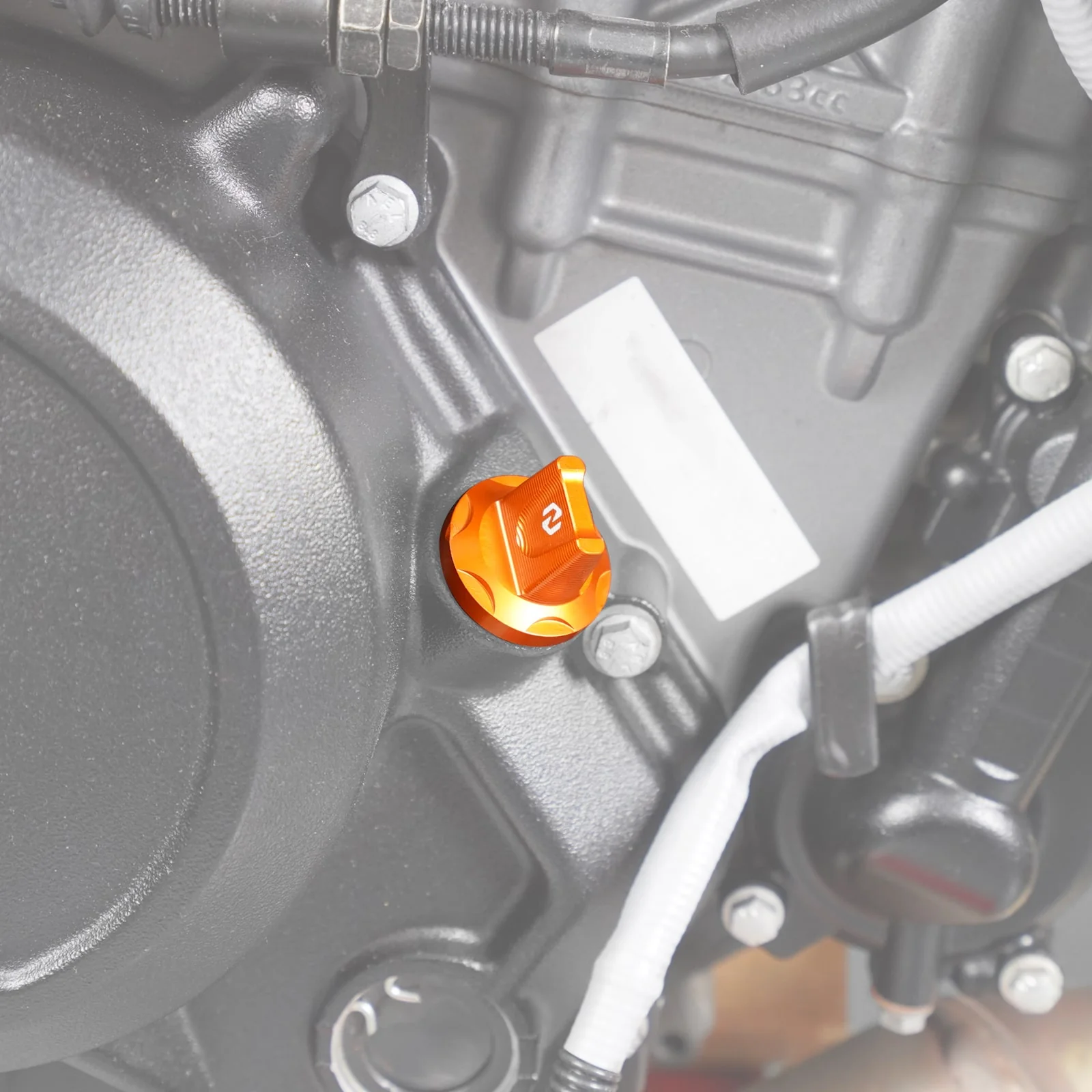 Oil Filler Plug Cover Cap with O-ring For KTM 390 250 125 Duke 2024 - Image 2