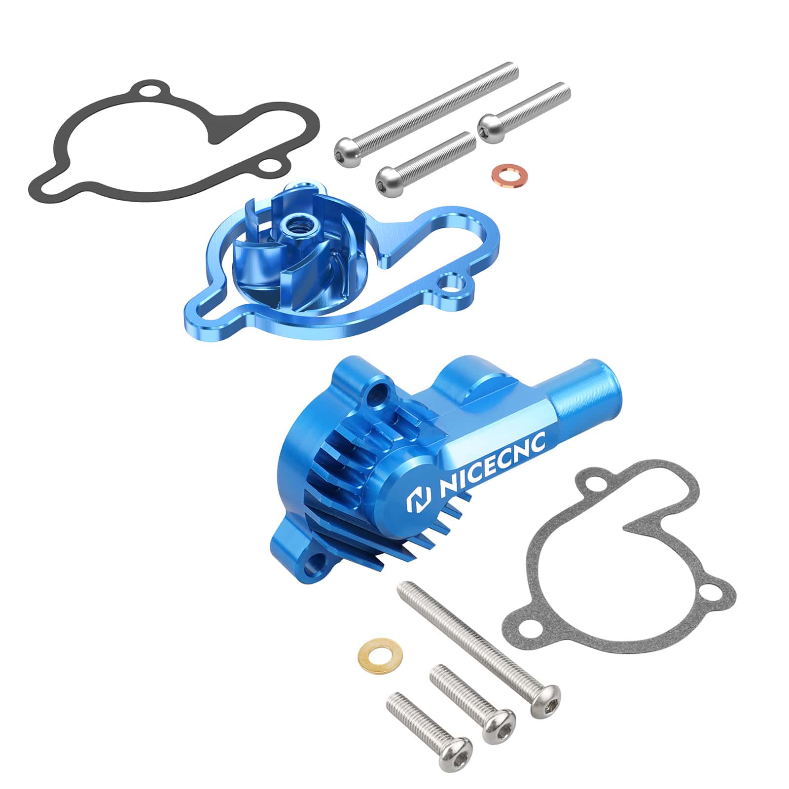 Oversized Water Pump Impeller Cooler For Yamaha YZ85 - Image 9