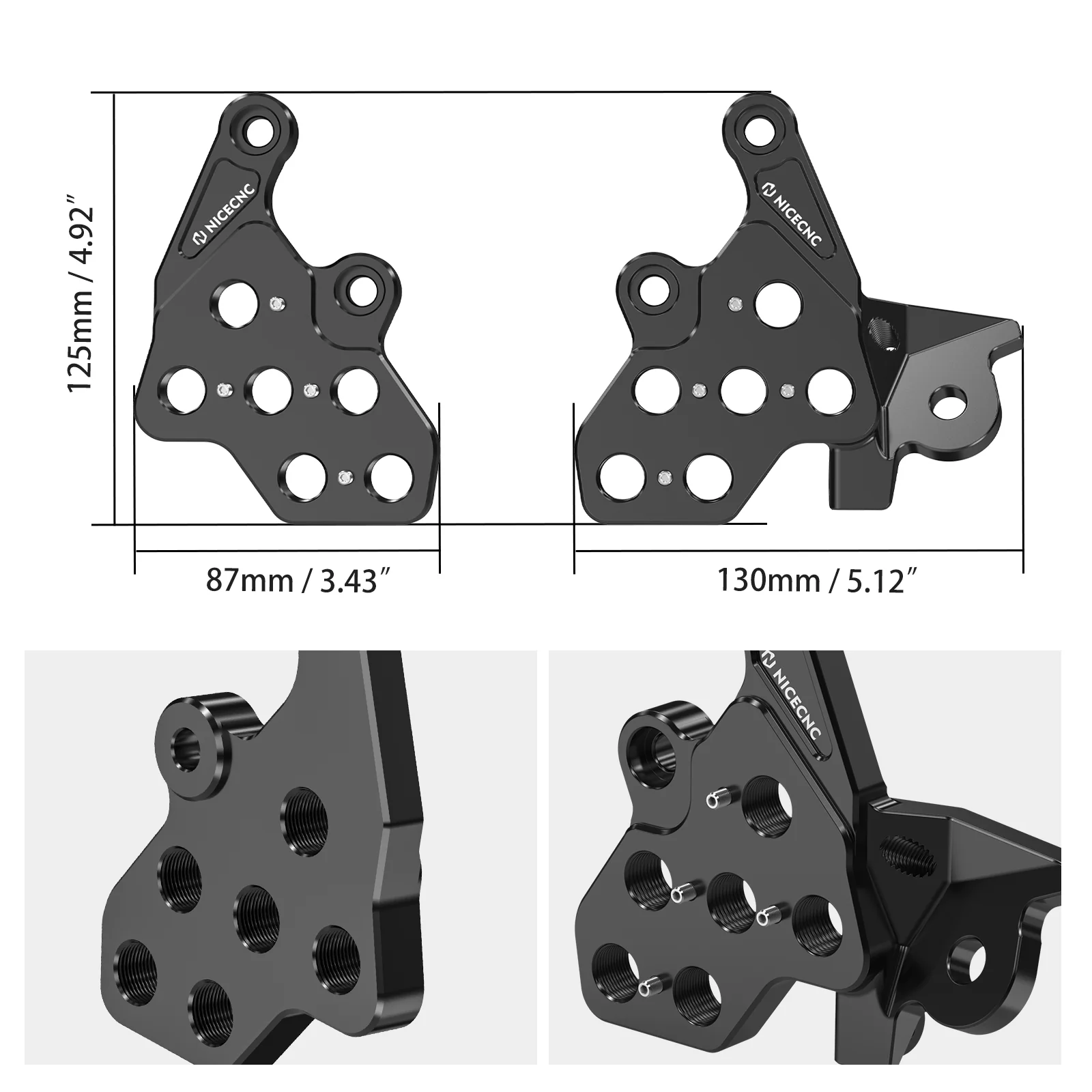 Pair Foot Pegs Bracket Package For Surron Light Bee X/ S/ L1E Segway X160 X260 - Image 16