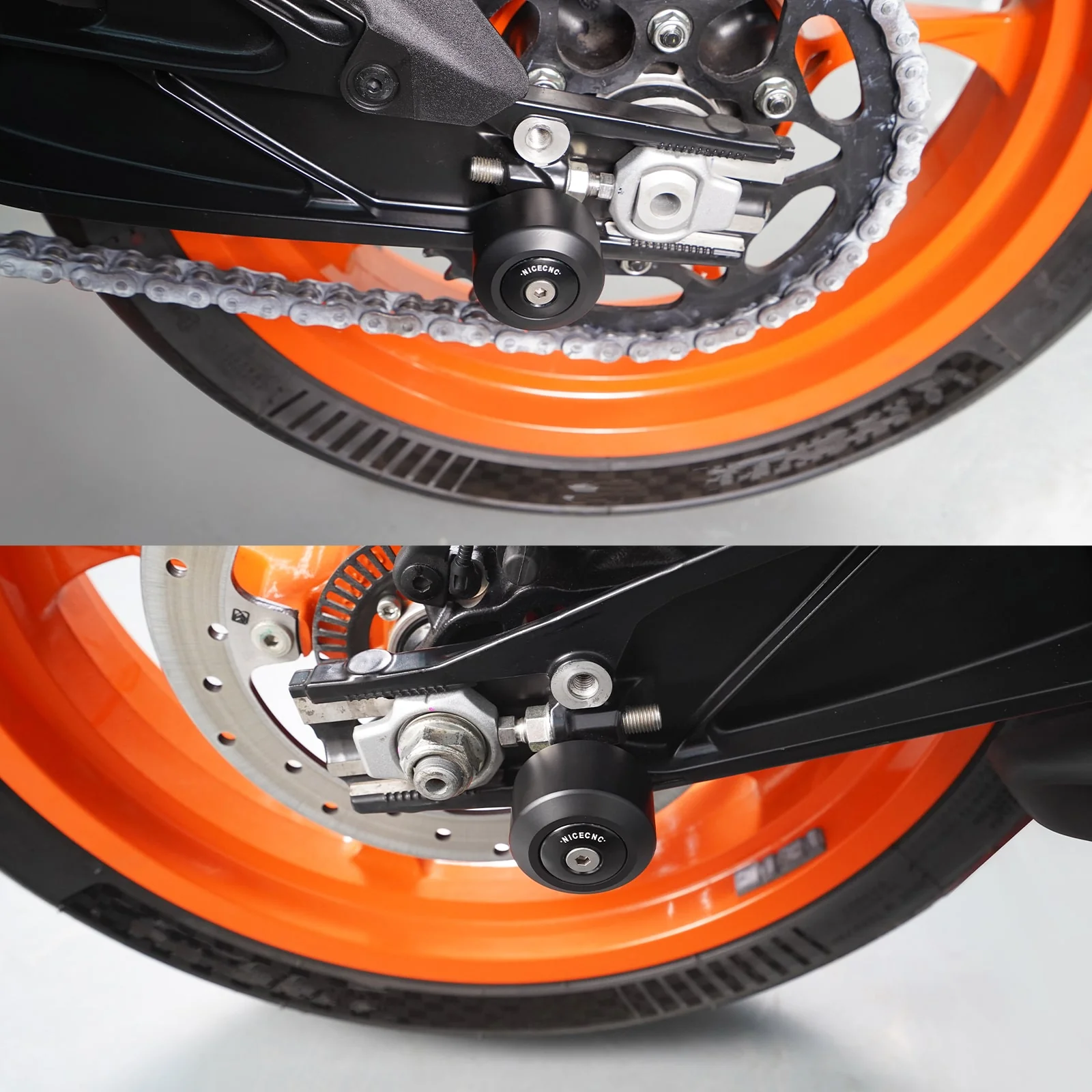 Rear Swingarm Slider Crash Bung Kit For KTM 390/250/125 Duke 2024 RC 390 2022-2023 - Image 12