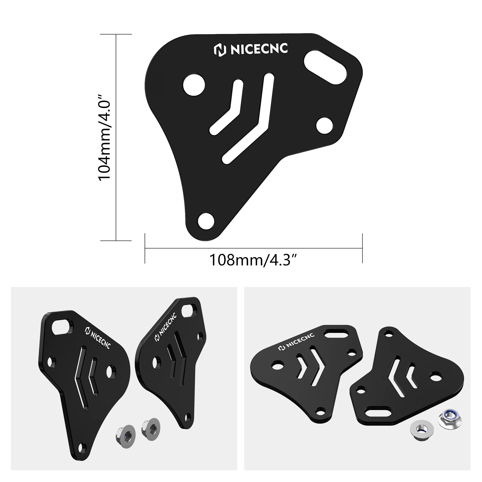 UTV Transmission Mounting Plates Brackets For Polaris RZR XP TURBO - Image 4